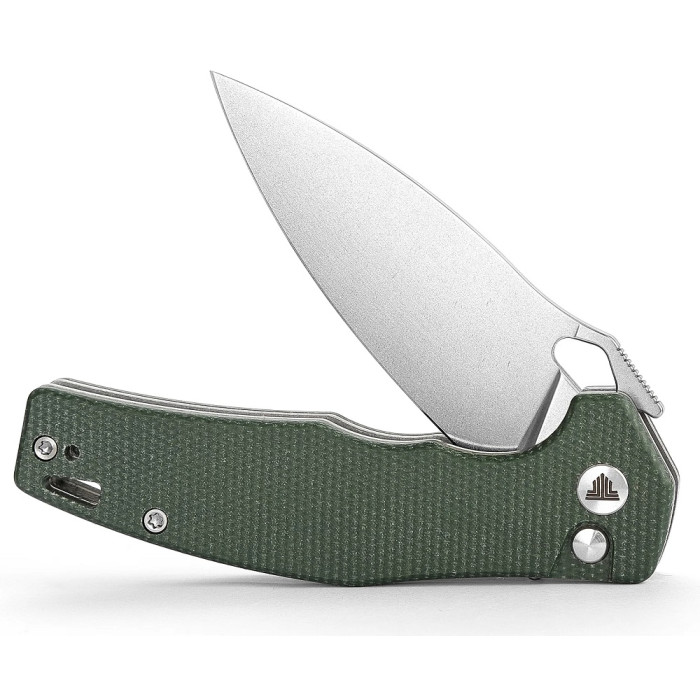 Нож складной Trivisa Corvus-04G, зеленый,14C28N, микарта (TY20-GM-14)