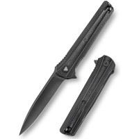 Нож складной Trivisa Seagull-B, черный, 14C28N, микарта (TY28-BM-14)