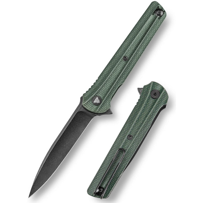 Нож складной Trivisa Seagull-G, зеленый, 14C28N, микарта (TY28-GM-14)