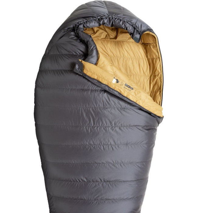Спальник Turbat NOX 250 grey/cheddar orange - 195 cm (012.005.0395)
