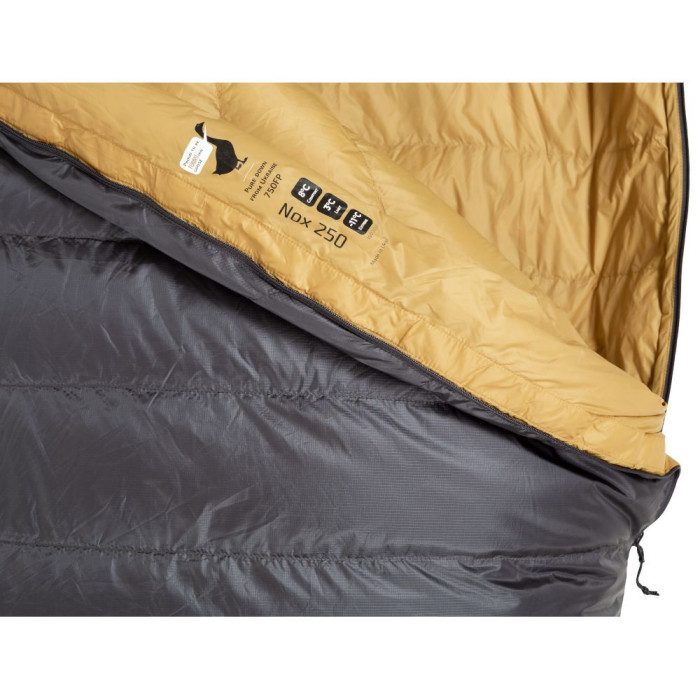 Спальник Turbat NOX 250 grey/cheddar orange - 195 cm (012.005.0395)