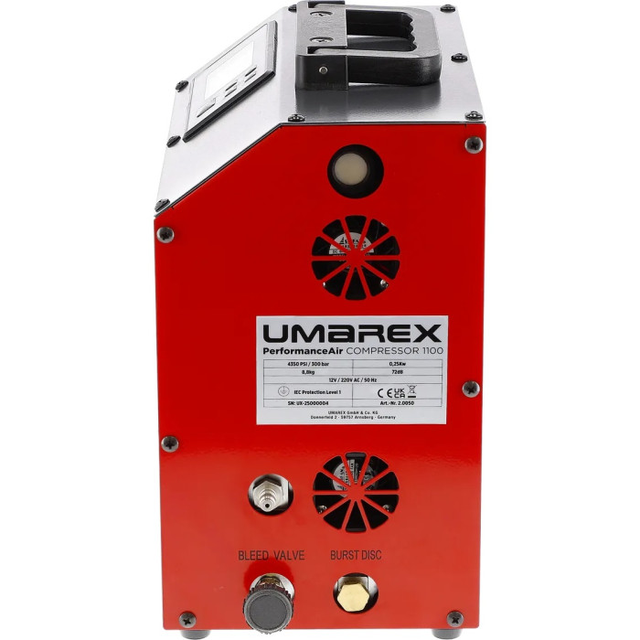 Компресор для PCP пневматики Umarex PAC 1100 PerformanceAir 300 Bar (12v/230v) (2.0050)