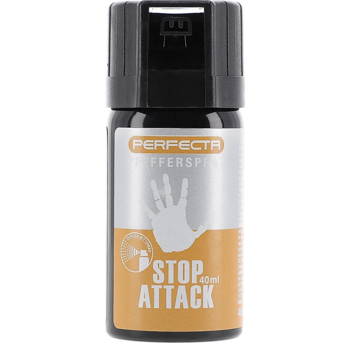 Аэрозольный газовый перечный баллончик Umarex Perfecta Stop Attack 10%, 40 мл (2.1904)