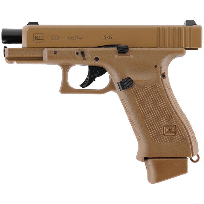 Пневматический страйкбольный пистолет Umarex Glock 19X, кал. 6 мм (2.6435)