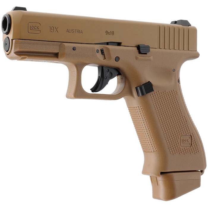 Пневматический страйкбольный пистолет Umarex Glock 19X, кал. 6 мм (2.6435)