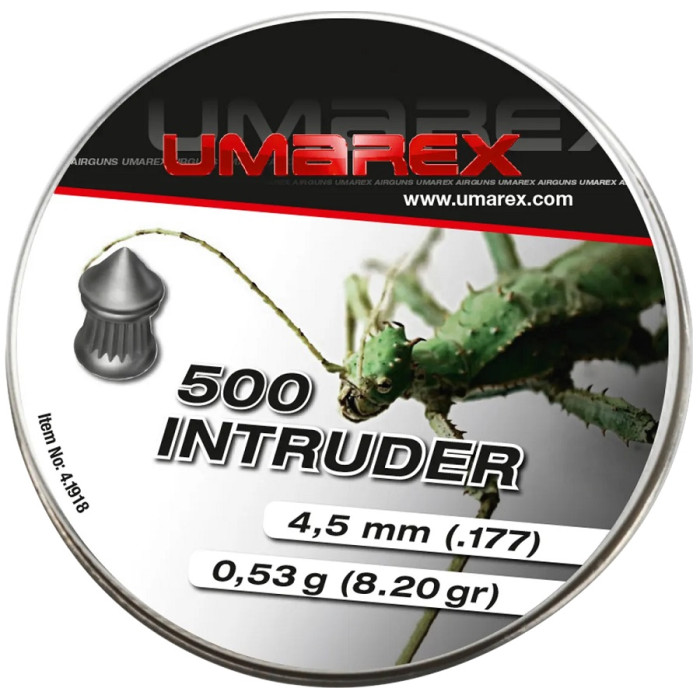 Кульки Umarex Intruder Pellets 0.52 г, кал.177 (4.5 мм), 500 шт. (4.1918)
