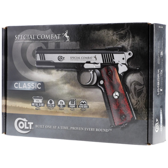 Пневматический пистолет Umarex Colt Special Combat Classic кал. 4,5 мм (5.8096)