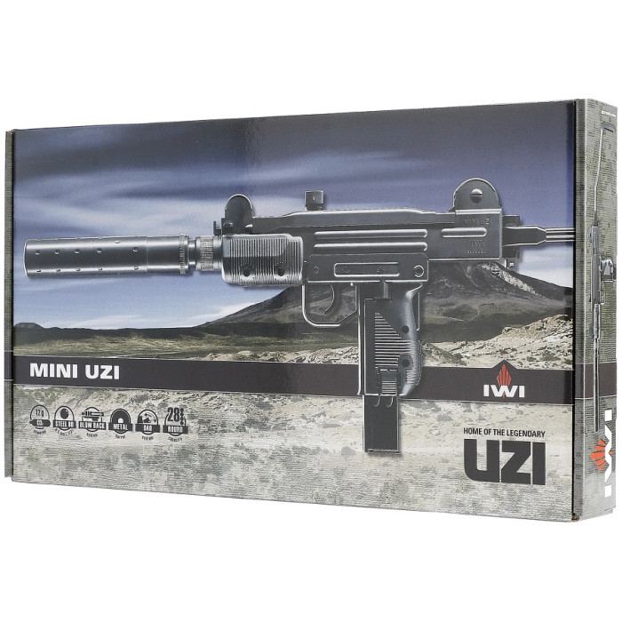 Пневматичний пістолет-кулемет Umarex IWI Mini UZI CO2 Blowback кал. 4,5 мм (5.8141)