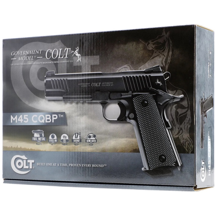 Пневматичний пістолет Umarex Colt M45 CQBP Blowback кал. 4,5 мм (5.8176)