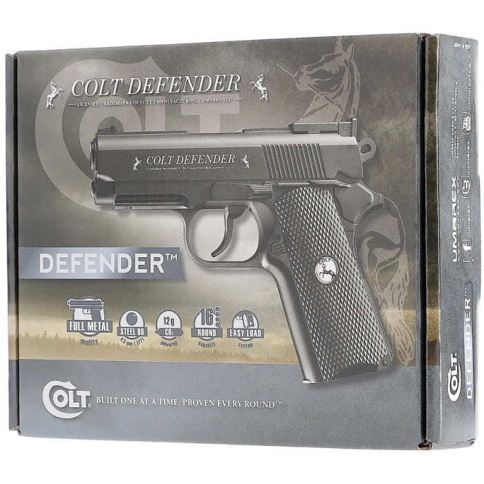 Пневматичний пістолет Umarex Colt Defender кал. 4,5 мм (5.8310)