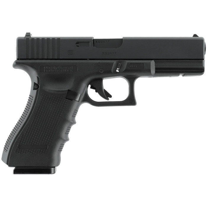 Пневматический пистолет Umarex Glock 17 Gen4 Blowback кал. 4,5 мм (с затворной задержкой) (5.8364)