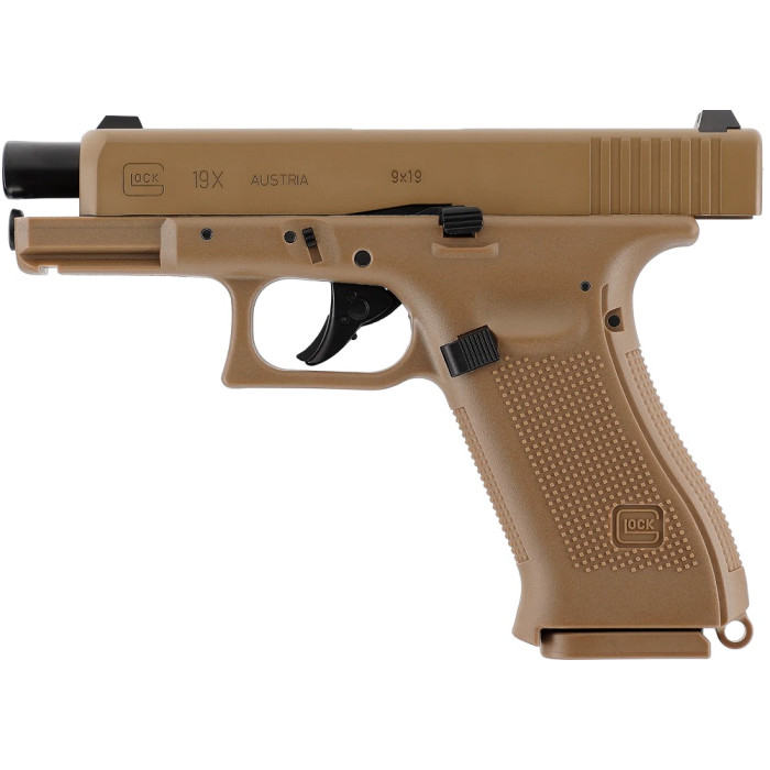 Пневматический пистолет Umarex Glock 19X Blowback кал. 4,5 мм (с затворной задержкой) (5.8367)