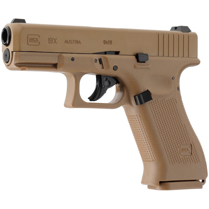 Пневматический пистолет Umarex Glock 19X Blowback кал. 4,5 мм (с затворной задержкой) (5.8367)