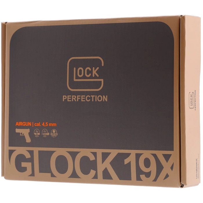 Пневматический пистолет Umarex Glock 19X кал. 4,5 мм (5.8368)