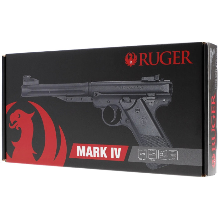 Пневматичний пістолет Umarex Ruger Mark IV Stainless кал. 4,5 мм (5.8413)