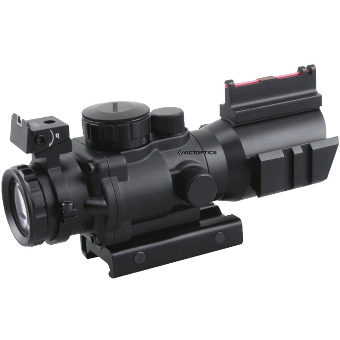 Приціл оптичний Vector Optics C1 4x32 Red, Green, Blue Chevron (OPSL12)