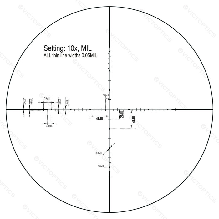 Приціл оптичний Vector Optics S4 4-16x44 (30 mm) SFP MDL wire reticle (OPSL16)