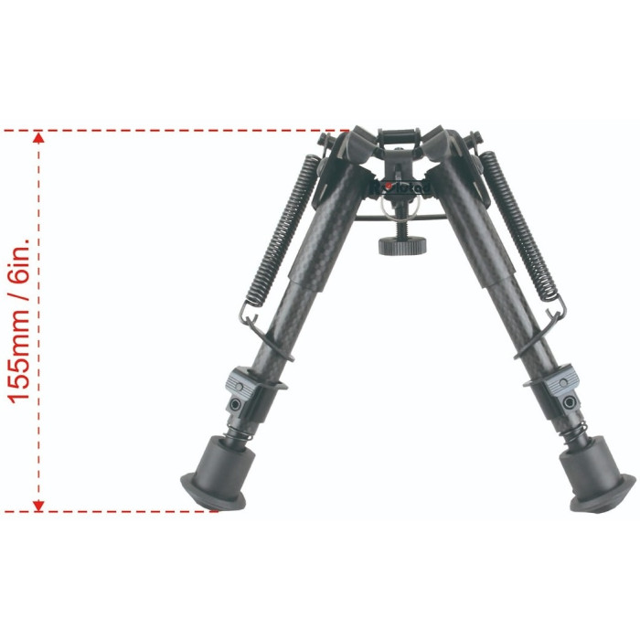 Сошки Vector Optics Carbon Fiber 6-9" Spring Bipod (RSCFP-06)
