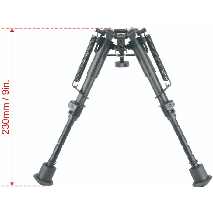 Сошки Vector Optics Carbon Fiber 6-9" Spring Bipod (RSCFP-06)