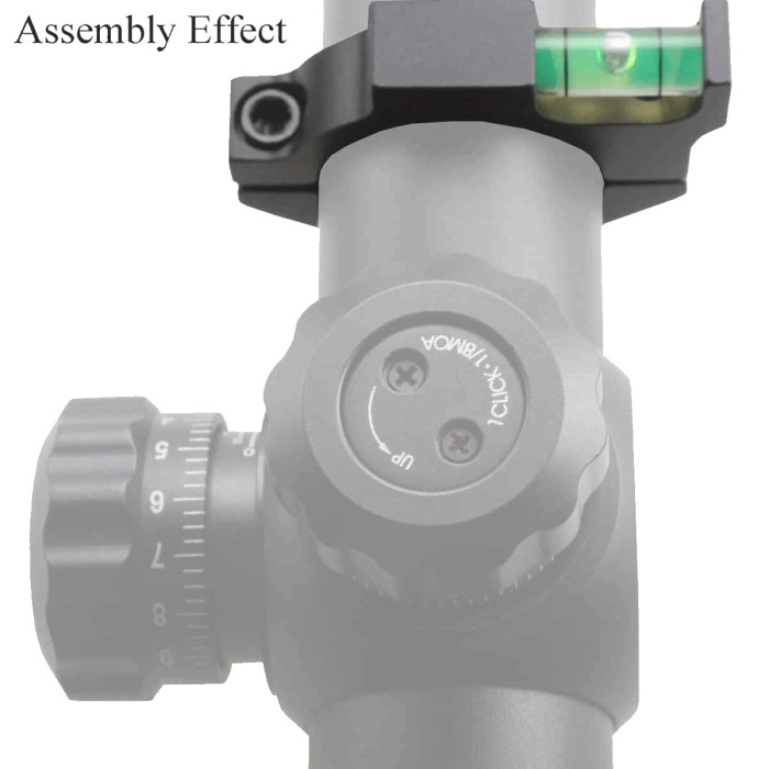 Кольцо с пузырьковым уровенем Vector Optics 25.4 mm (SCACD-04)