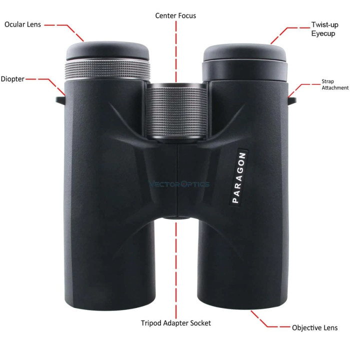 Бинокль Vector Optics Paragon 10x42 Roof (SCBO-04)
