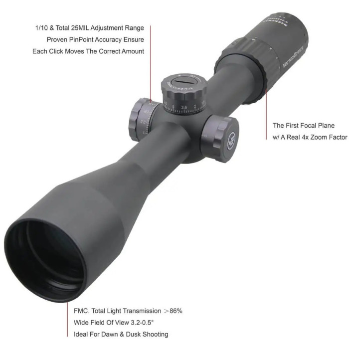Прицел оптический Vector Optics Marksman 6-24x50 (30mm) FFP (SCFF-26)