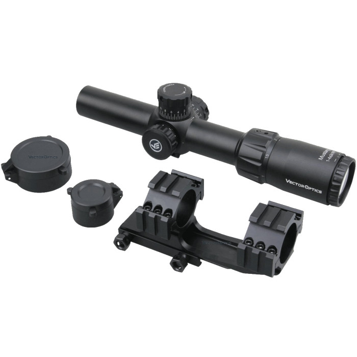 Приціл оптичний Vector Optics Mustang 1-4x24FFP Riflescope (SCFF-36)