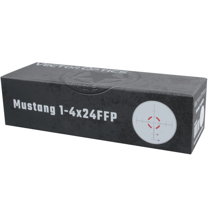 Приціл оптичний Vector Optics Mustang 1-4x24FFP Riflescope (SCFF-36)