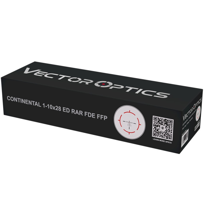 Приціл оптичний Vector Optics Continental X10 1-10x28 (34 mm) ED FFP illum. VET-CTR FDE (SCFF-68)