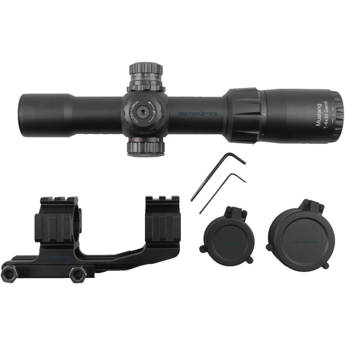Приціл оптичний Vector Optics Mustang GENII 1-4X30 SFP (SCOC-29)