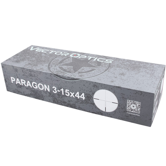 Прицел оптический Vector Optics Paragon 3-15x44 1in Riflescope Zero-Stop (SCOM-T37)