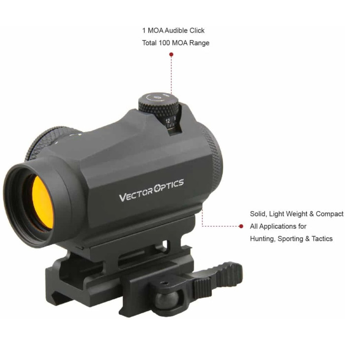 Прицел коллиматорный Vector Optics Maverick 1x22 Gen II (SCRD-12II)