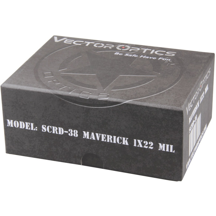 Приціл коліматорний Vector Optics Maverick 1x22 Gen III (SCRD-38)