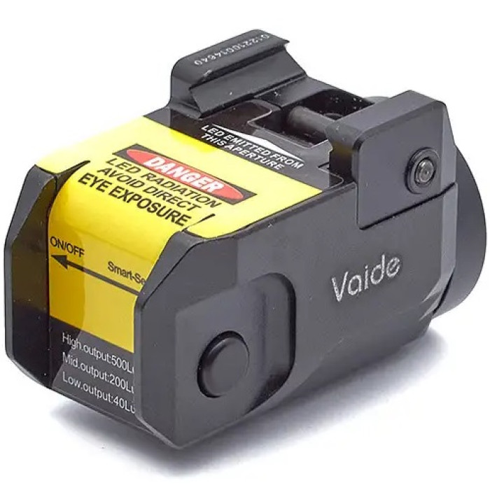 Подствольный фонарь Vector Optics Vaide Scrapper Subcompact Pistol Flashlight 500 Lm (VAPL-01)