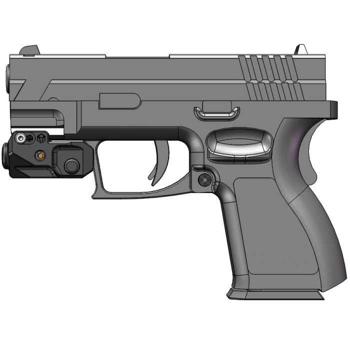 Лазерний цілевказівник Vector Optics VipeRay Scrapper Subcompact Pistol Green Laser Sight (VRGL-P01)