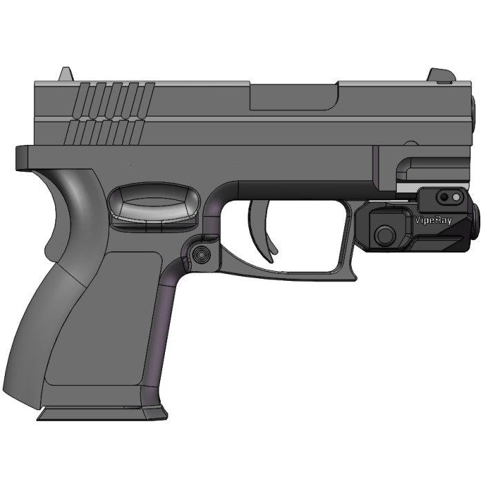 Лазерний цілевказівник Vector Optics VipeRay Scrapper Subcompact Pistol Green Laser Sight (VRGL-P01)