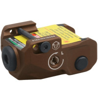 Лазерний цілевказівник Vector Optics VipeRay Scrapper Subcompact Pistol Green Laser Sight FDE (VRGL-P02)