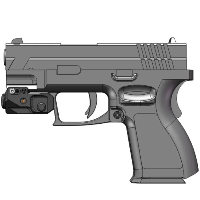 Лазерний цілевказівник Vector Optics VipeRay Scrapper Subcompact Pistol Green Laser Sight FDE (VRGL-P02)