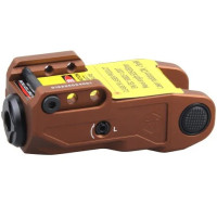 Лазерний цілевказівник Vector Optics VipeRay Scrapper Subcompact Pistol Red Laser Sight FDE (VRRL-P04)
