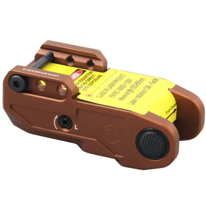 Лазерный целеуказатель Vector Optics VipeRay Scrapper Subcompact Pistol Red Laser Sight FDE (VRRL-P04)