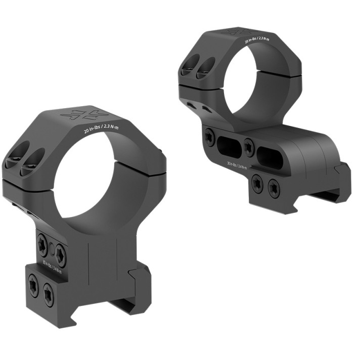 Кольца с выносом Vector Optics X-Aссu 30 mm на Вивер/Пикатинни с регулируемой высотой 35-41 mm (XASR-3060)