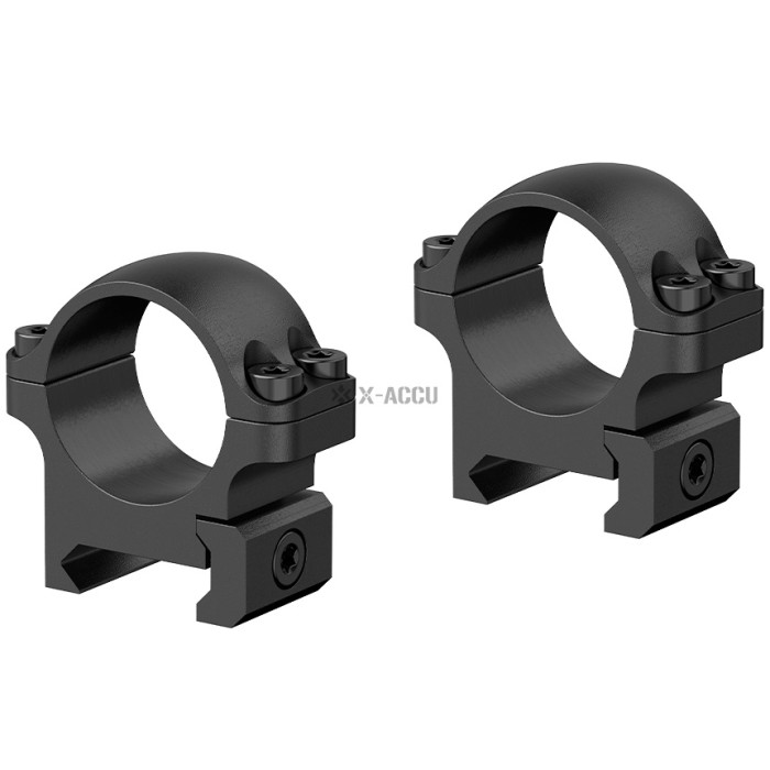 Кільця сталеві низький профіль Vector Optics 25.4 mm Weaver (XASR-S01)