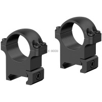 Кільця сталеві середній профіль Vector Optics 25.4 mm Weaver (XASR-S02)