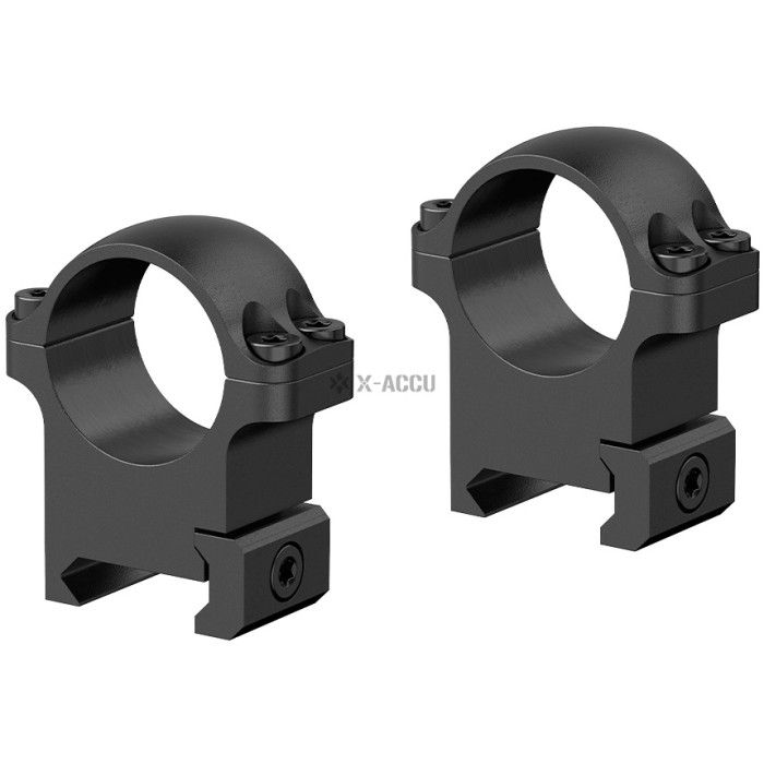 Кільця сталеві середній профіль Vector Optics 25.4 mm Weaver (XASR-S02)