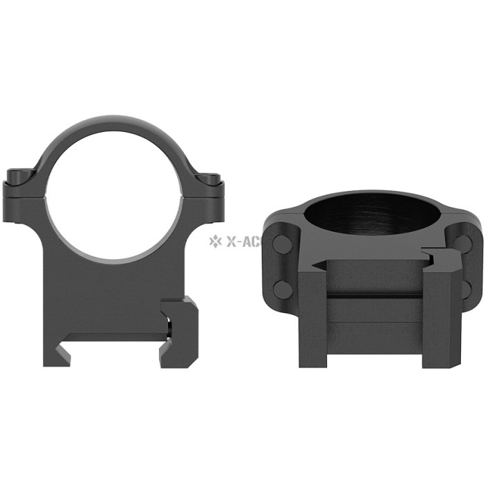 Кільця сталеві середній профіль Vector Optics 25.4 mm Weaver (XASR-S02)