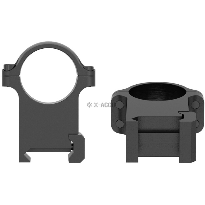 Кільця сталеві високий профіль Vector Optics 25.4 mm Weaver (XASR-S03)