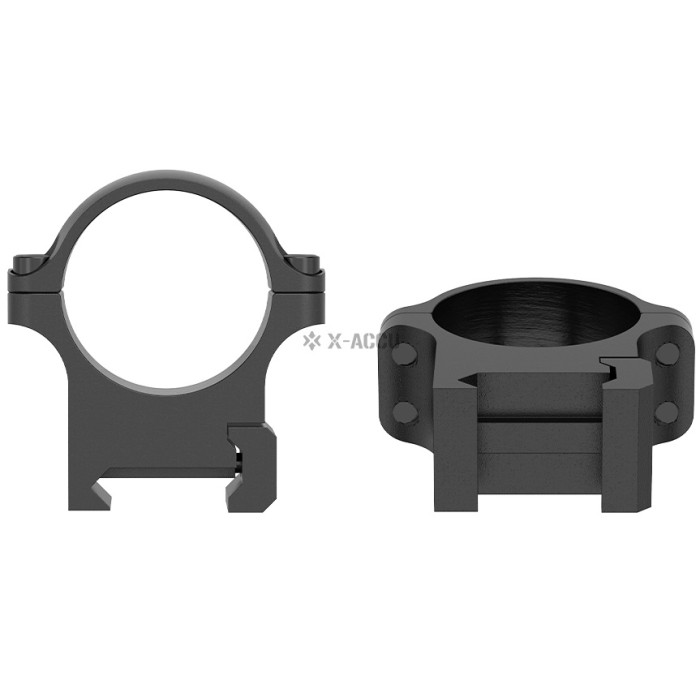 Кільця сталеві низький профіль Vector Optics 30 mm Weaver (XASR-S11)