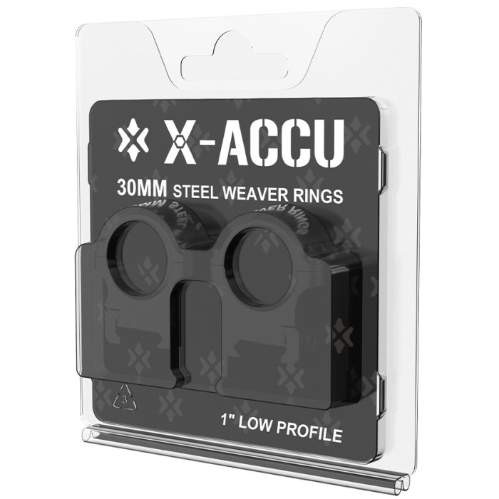 Кільця сталеві низький профіль Vector Optics 30 mm Weaver (XASR-S11)