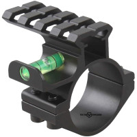 Кольцо с пузырьковым уровенем и планкой Пикатинни сверху Vector Optics 30/25.4 mm (SCACD-07)