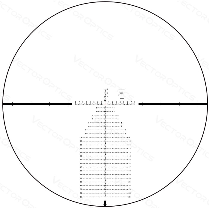 Приціл оптичний Vector Optics Continental X6 4-24x56 (34 mm) FFP illum. VEC-MBR (SCFF-40)